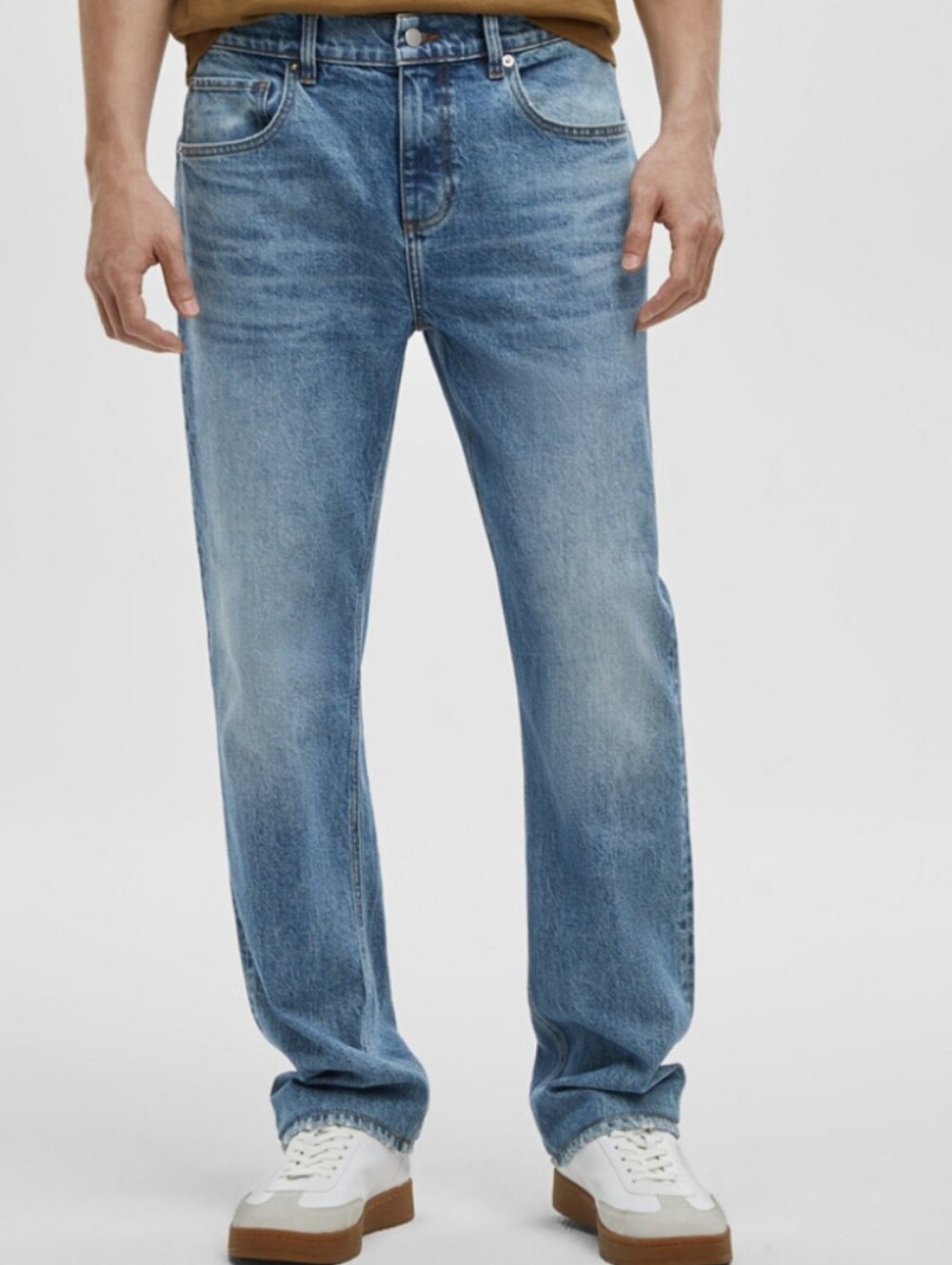 Mode of One Straight Stacked men's denim jeans NWT
